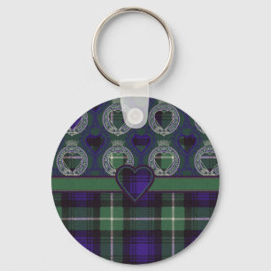 Lamont Scottish tartan Key Ring