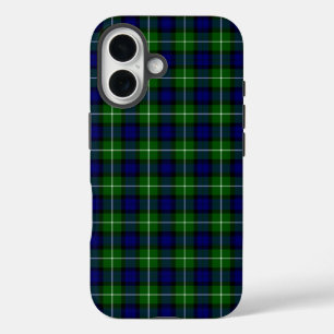 Lamont tartan blue green plaid iPhone 16 case