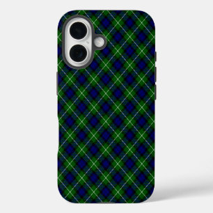 Lamont tartan blue green plaid iPhone 16 case