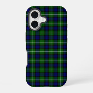 Lamont tartan blue green plaid iPhone 16 case