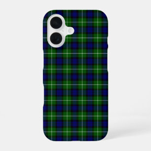 Lamont tartan blue green plaid iPhone 16 case