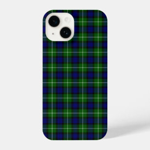 Lamont tartan blue green plaid iPhone 14 case