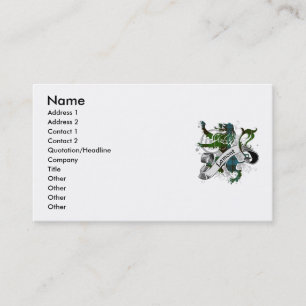 Lamont Tartan Lion Business Card