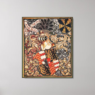 Lamoral, Count of Egmont (Vintage Coat of Arms) Canvas Print
