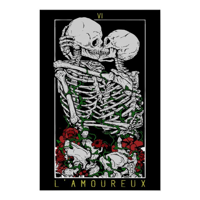 L'Amoureux - Tarot Card Poster (Front)