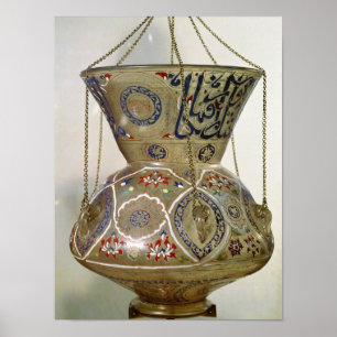 Lamp, from the Mosque of Sultan Hasan, Cairo Poster