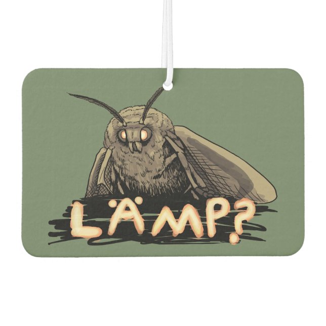 Lamp? Moth Meme Car Air Freshener (Front)
