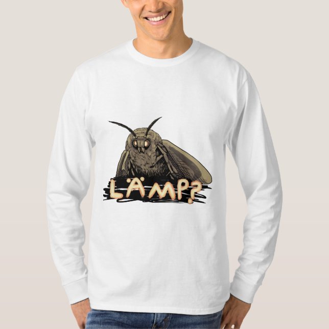 Lamp? Moth Meme T-Shirt (Front)