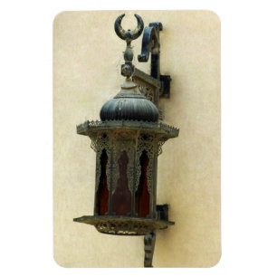 Lamp on the wall of an arabian mosque magnet
