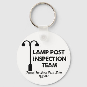 Lamp Post Inspection Team Key Ring