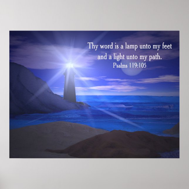 Lamp Unto My Feet Print (Front)