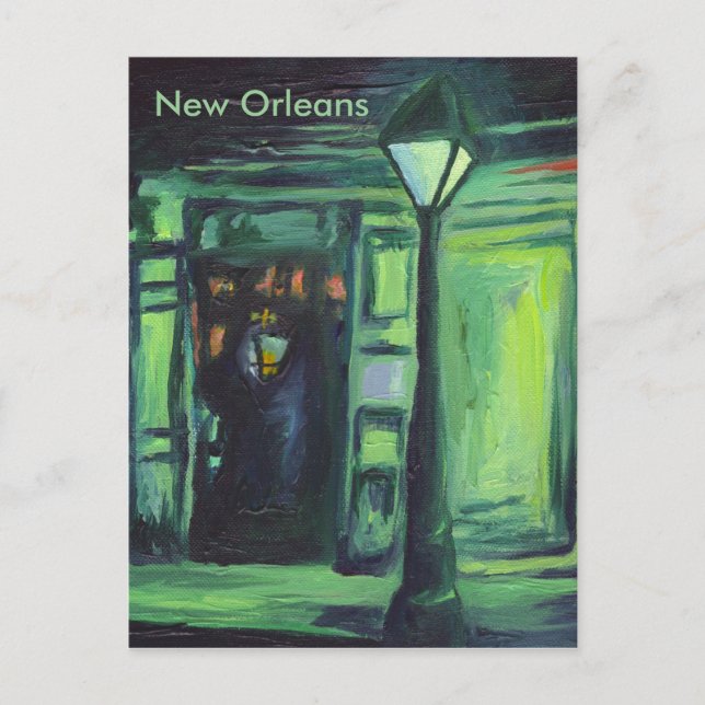 Lamplight, New Orleans Postcard (Front)