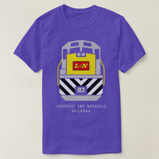 LampN Louisville amp Nashville Railroad Train Engi T-Shirt (Design Front)