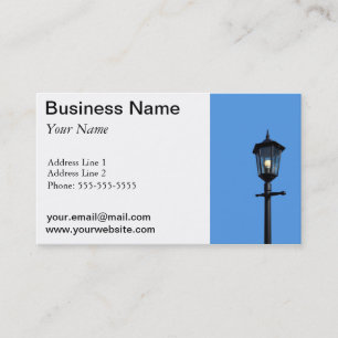 Lamppost Business Card