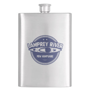 Lamprey River New Hampshire Kayaking Hip Flask