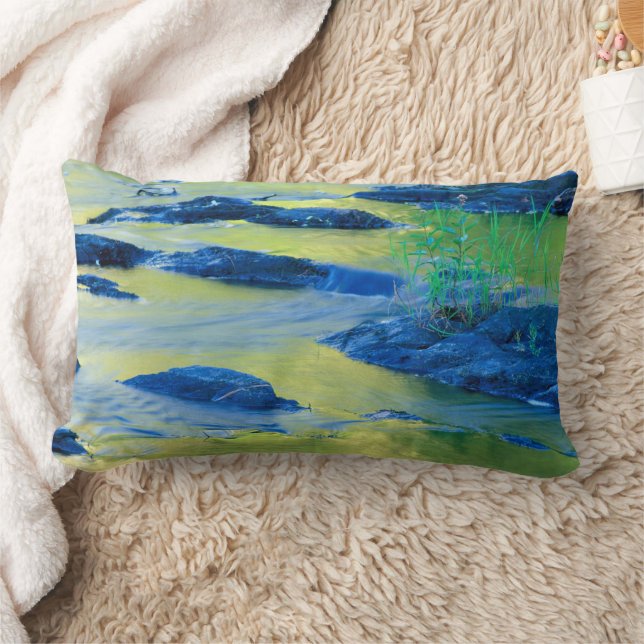 Lamprey River | New Hampshire Lumbar Cushion (Blanket)