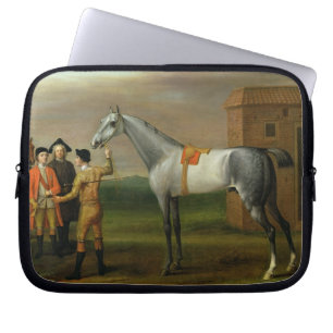 Lamprey, with his owner, Sir William Morgan, at Ne Laptop Sleeve