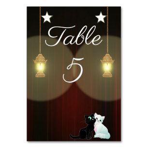 Lamps Table Number