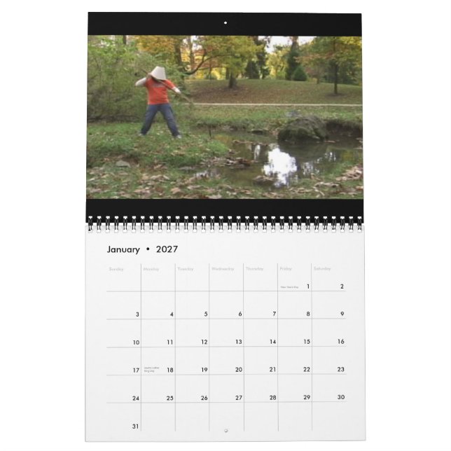 Lampshade Trilogy 2010 Calendar (Jan 2027)