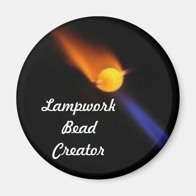 Lampwork Bead Creator Magnet (Front)