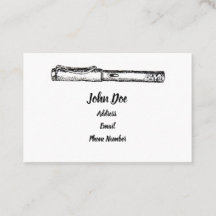 Lamy Safari Business Cards