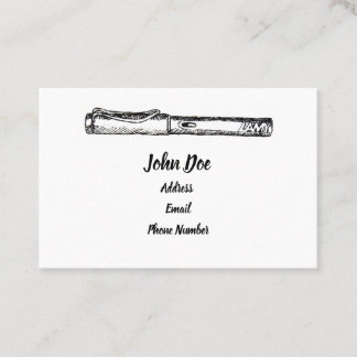 Lamy Safari Business Cards