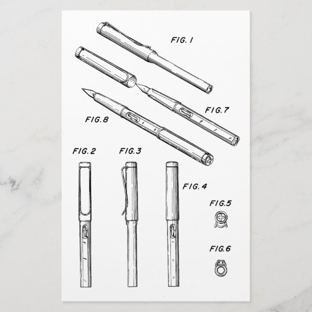 Lamy Safari Fountain Pen Stationery (Front)