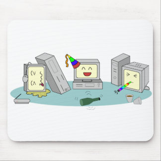 Lan Party Computer Gaming Geeky Mouse Mat