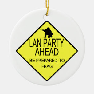 Lan Party Ornament