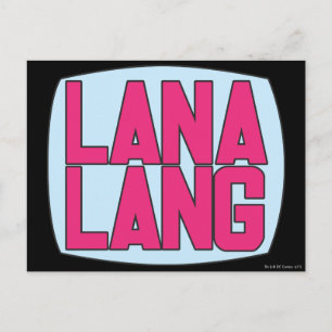 Lana Lang Logo Postcard