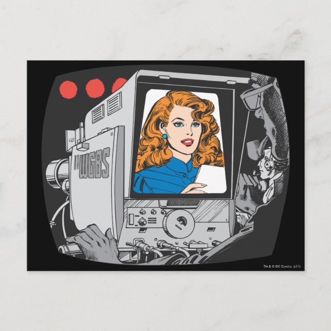 Lana Lang on Camera Postcard (Front)