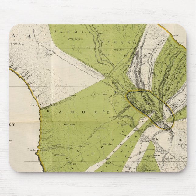 Lanai, Hawaii Mouse Mat (Front)