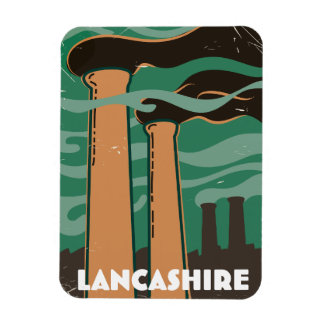 Lancashire Chimney vintage travel. Magnet