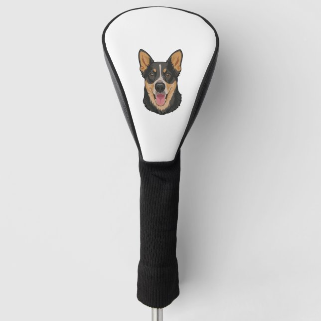 Lancashire Heeler Cuteness Classic T-Shirt Golf Head Cover (Front)