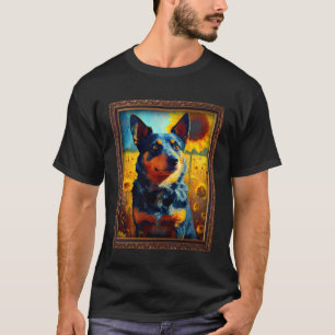 Lancashire Heeler Painting Sunflower Flower Mum Wo T-Shirt