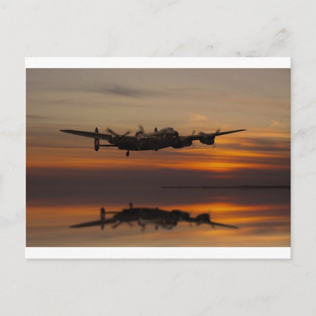 lancaster Bomber the home stretch Postcard (Front)
