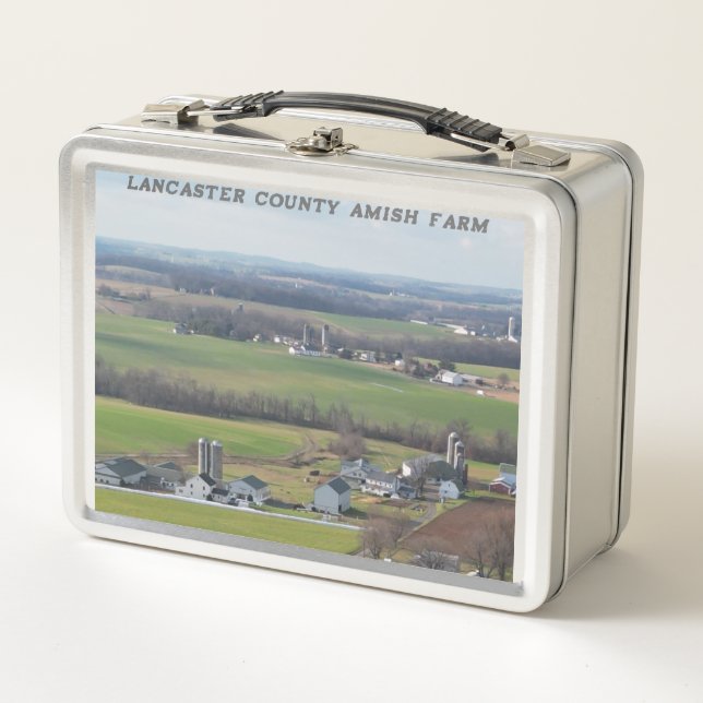 Lancaster County Amish Farm & School Lunchbox  (Front)