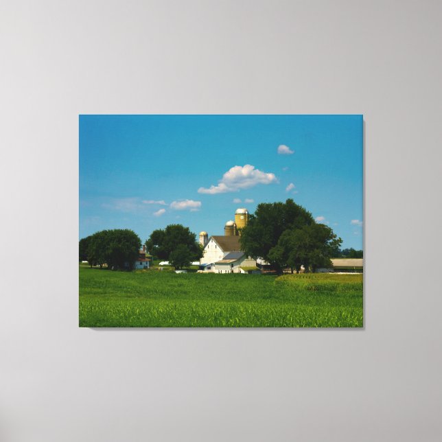 Lancaster County Farm Canvas Print (Front)