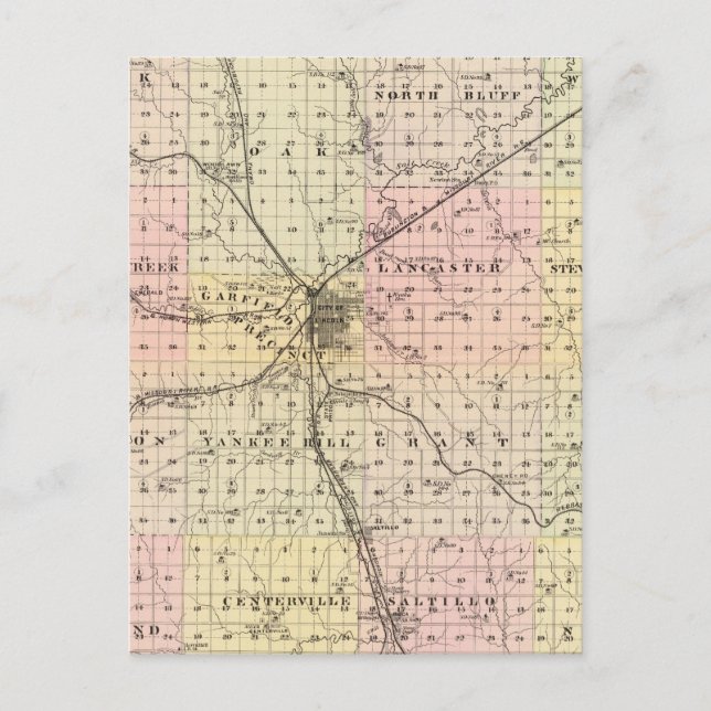 Lancaster County, Nebraska Postcard (Front)