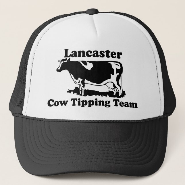 Lancaster Cow Tipping Team Trucker Hat (Front)
