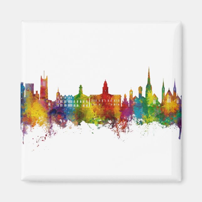 Lancaster England Skyline Magnet (Front)