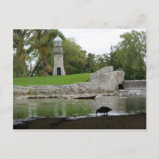 Lancaster Lighthouse NY Postcard