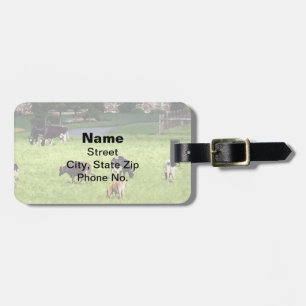 Lancaster PA - Family Farm With Cows in Pasture Luggage Tag