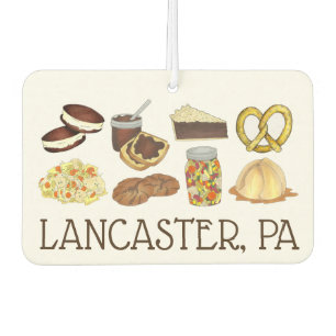 Lancaster, PA Pennsylvania Dutch Amish Foods Car Air Freshener