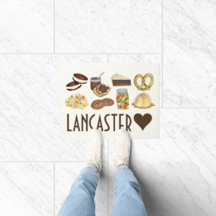 Lancaster, PA Pennsylvania Dutch Amish Foods Doormat