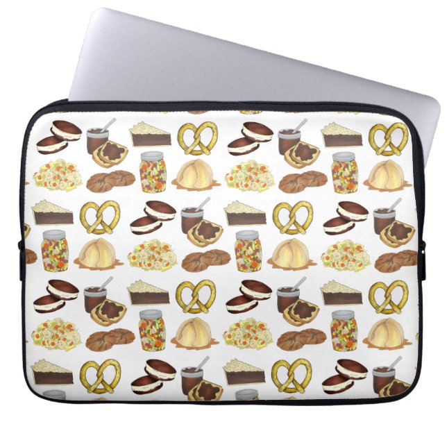 Lancaster, PA Pennsylvania Dutch Amish Foods Laptop Sleeve (Front)