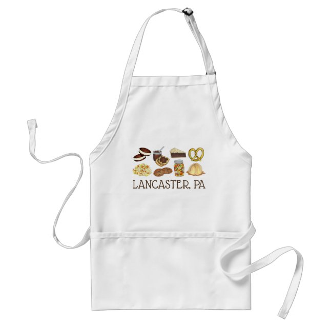 Lancaster, PA Pennsylvania Dutch Amish Foods Standard Apron (Front)