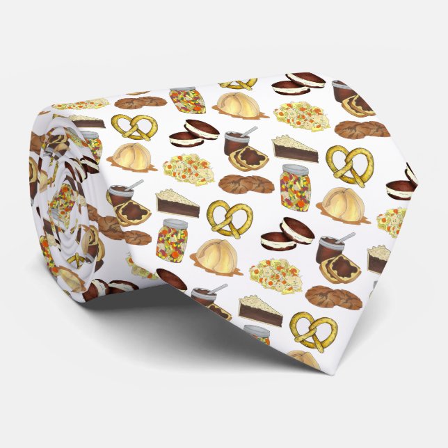 Lancaster, PA Pennsylvania Dutch Amish Foods Tie (Rolled)