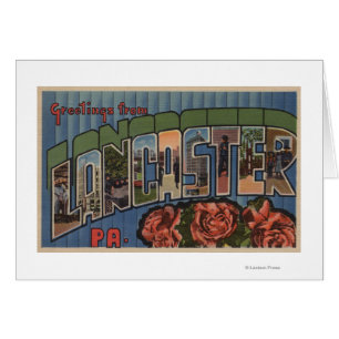 Lancaster, Pennsylvania - Large Letter Scenes