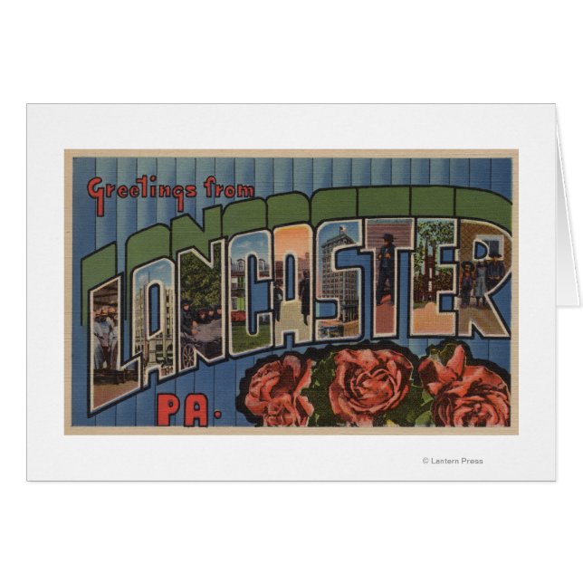 Lancaster, Pennsylvania - Large Letter Scenes (Front Horizontal)